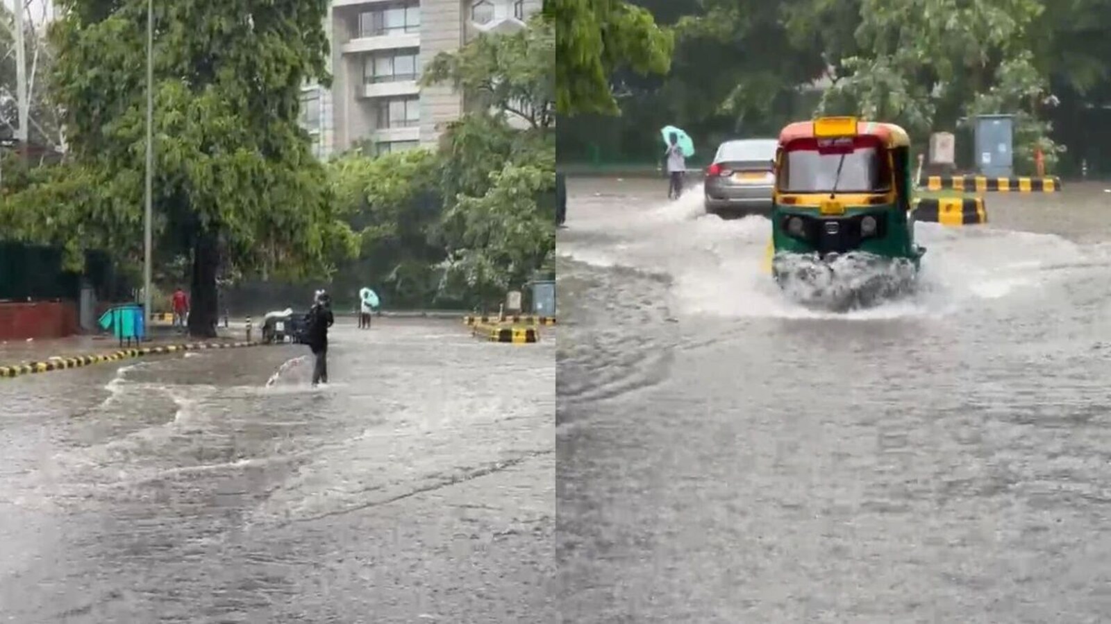 सुबह-सुबह झमाझम बारिश से भीगा दिल्ली-एनसीआर, जगह-जगह भरा पानी