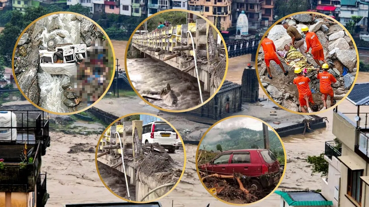 उत्तराखंड और हिमाचल में मूसलधार बारिश से तबाही, सड़कों से लेकर घरों तक घुसा पानी
