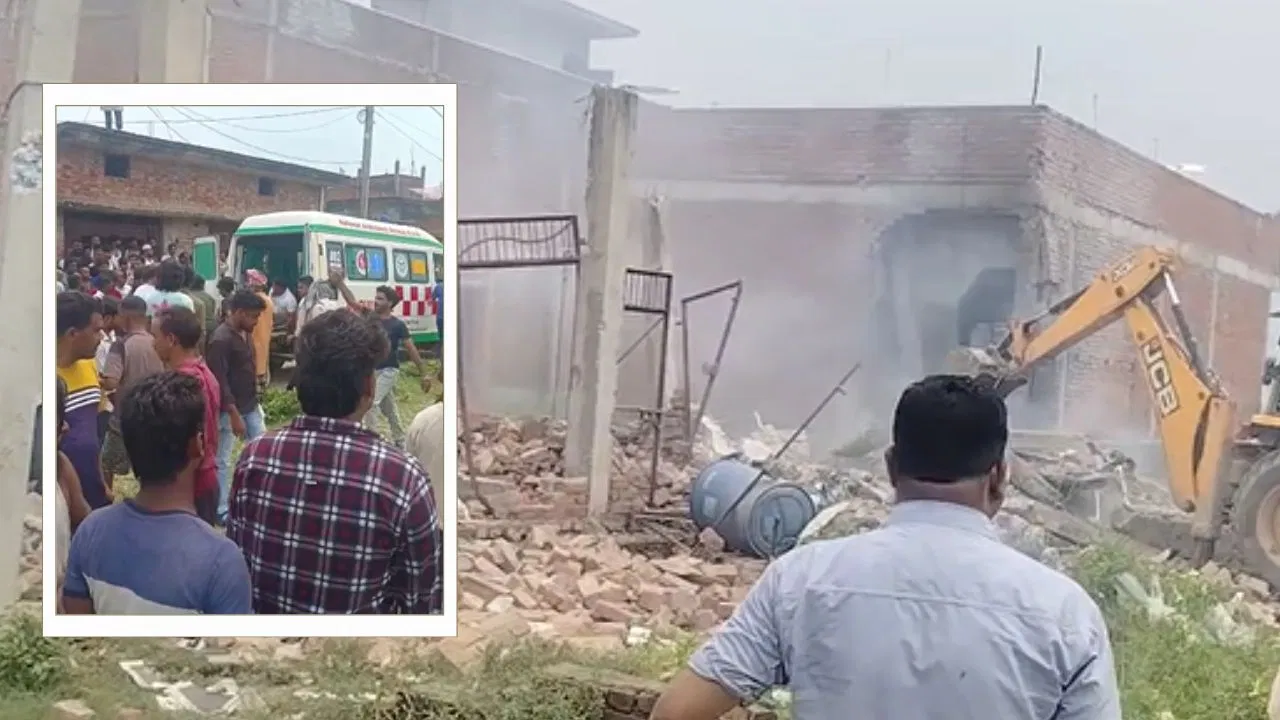लखनऊ: पटाखा फैक्ट्री में भीषण धमाका, मालिक समेत चार की मौत, कई दबे