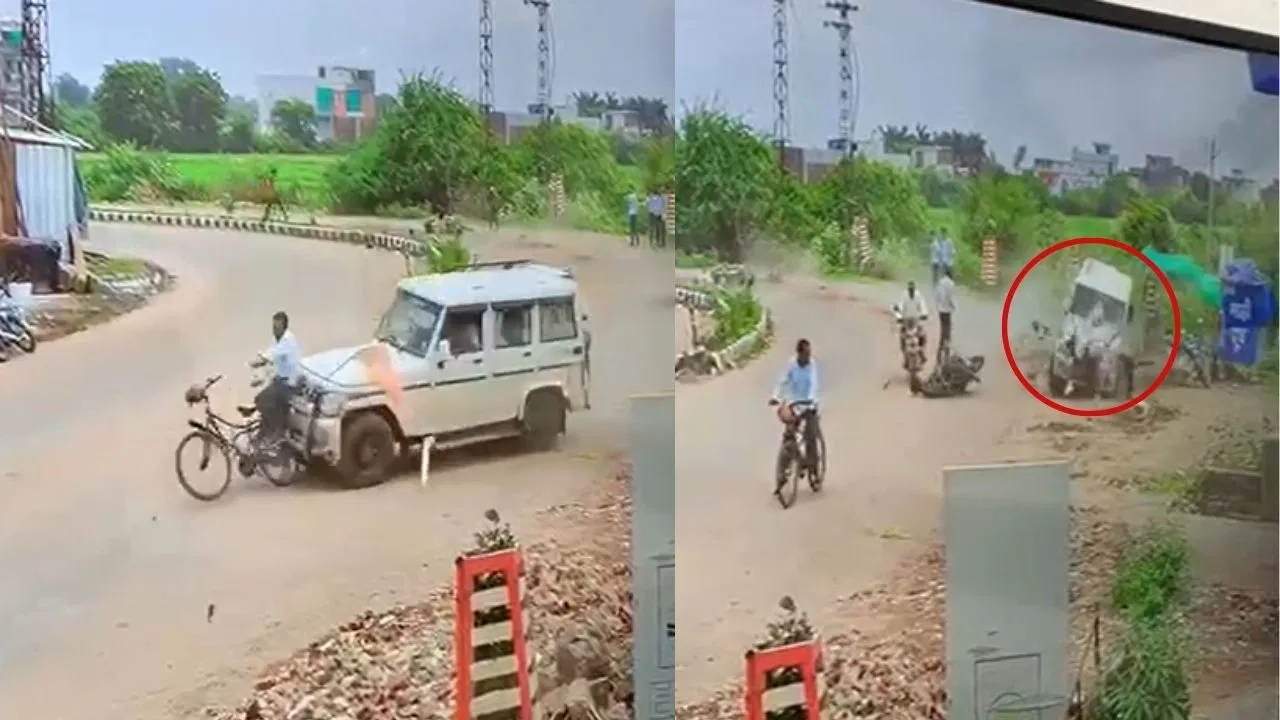 मेलखेड़ी रोड पर बोलेरो ने मचाया कहर, पांच लोग घायल, चालक फरार