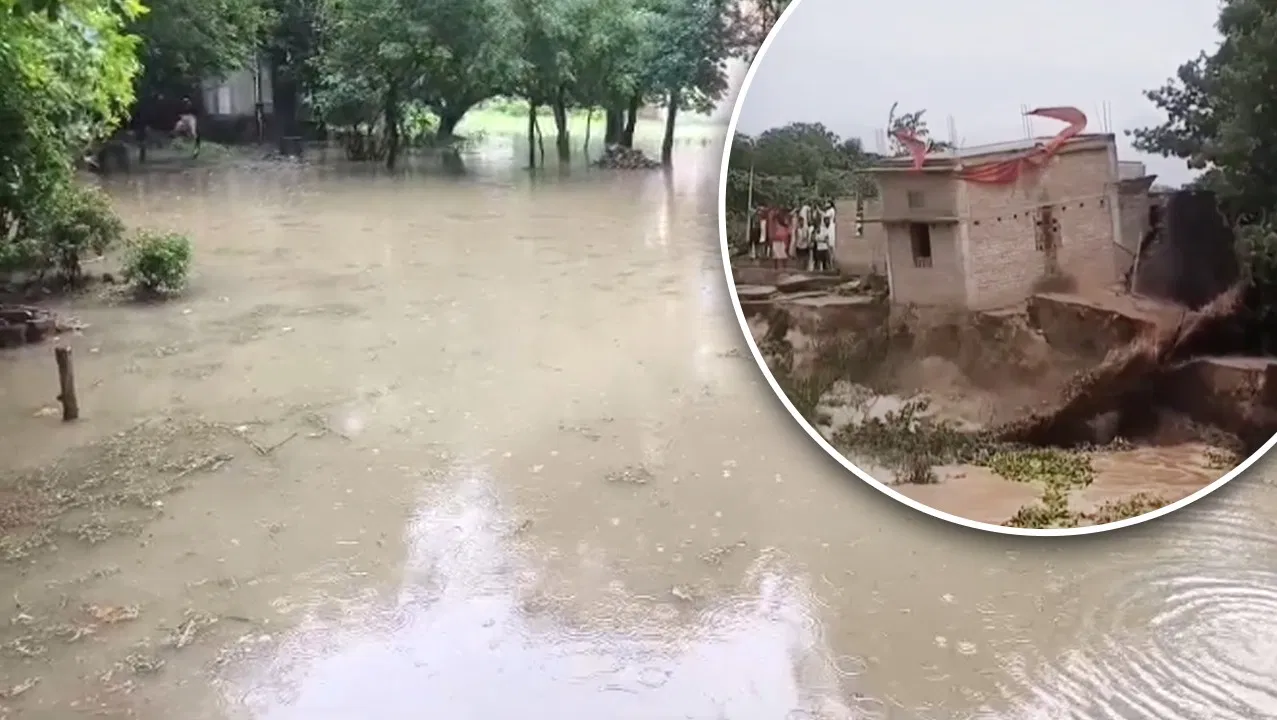 उत्तर प्रदेश में बाढ़ का कहर: कई जिले जलमग्न, नदियों का जलस्तर खतरे के पार
