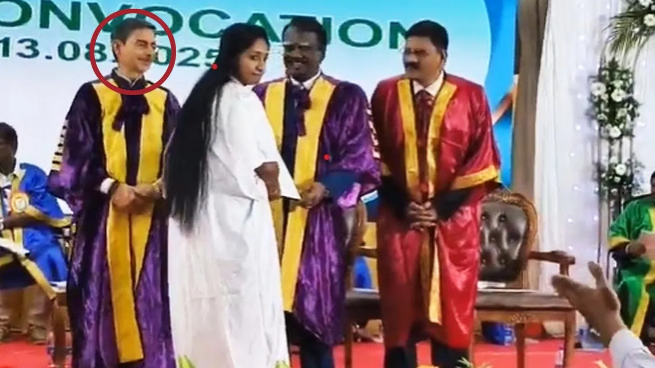 राज्यपाल से डिग्री लेने से पीएचडी स्कॉलर का इनकार, कुलपति से ली उपाधि