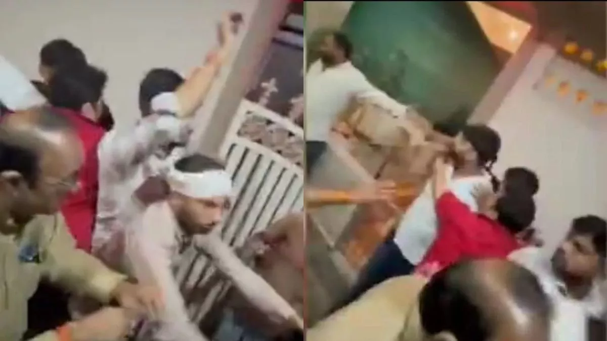 पूर्व विधानसभा अध्यक्ष के बेटे का वीडियो वायरल, युवकों की पिटाई पर मचा बवाल