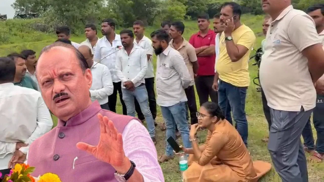 माढ़ा मुरुम विवाद: डिप्टीएसपी पर भड़के अजित पवार, वीडियो वायरल