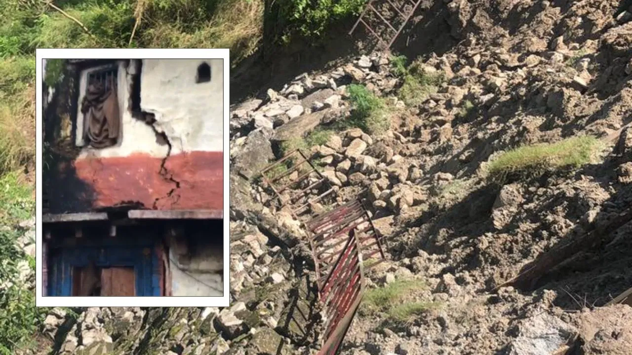 लगातार बारिश से रुद्रप्रयाग का सिंदरवाणी गांव खतरे में, ग्रामीणों ने मांगी मदद